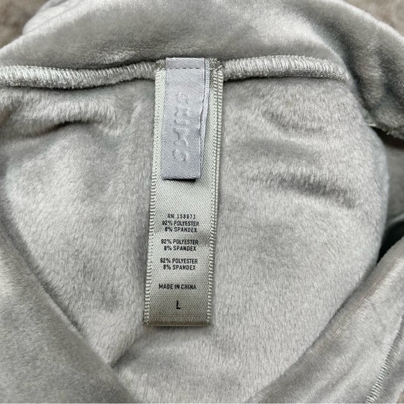 SKIMS Velour Crewneck Sleeveless Tank Top in Smoke Grey Large - Picture 6 of 9